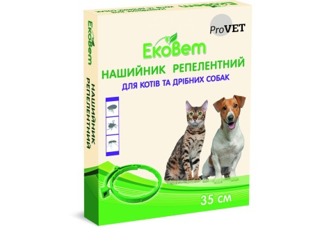 Антипаразитарный ошейник для котов и малых собак Природа ЕкоВет, 35 см (PR241115)