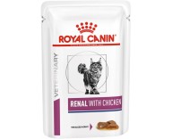 Лечебные консервы для кошек Royal Canin RENAL CAT CHICKEN Pouches, 85 гр