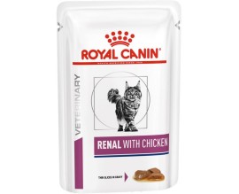 Лечебные консервы для кошек Royal Canin RENAL CAT CHICKEN Pouches, 85 гр