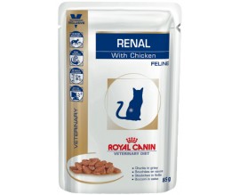 Консервы для кошек Royal Canin RENAL FELINE CHICKEN Pouches, 85 гр