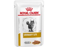 Лечебные консервы для кошек Royal Canin URINARY S/O CAT pouches (кусочки в соусе) 0,085 кг