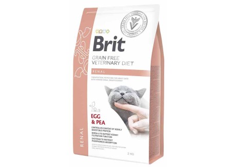 Лечебный сухой корм для кошек при почечной недостаточности Brit GF Veterinary Diets Cat Renal