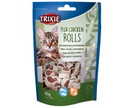 Лакомство для кошки Trixie Premio Rolls курица/минтай, 50 гр (42702)