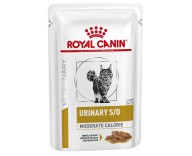 Лечебные консервы для кошек Royal Canin URINARY S/O MODERATE CALORIE CAT pouches 0,085 кг