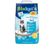 Наполнитель для туалета кошки Biokats FIOR di COTTON 3in1, 10 л (G-617220/613413)