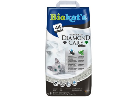 Наполнитель для туалета кошки Biokats Diamond Care Classic, 8 л (G-613253)