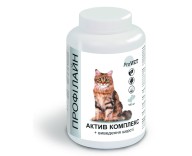 Витаминно-минеральная добавка для котов ProVET Профилайн Актив комплекс + выведение шерсти 180 табл (PR241873)