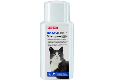 Шампунь от блох и клещей для кошек Beaphar IMMO Shield Shampoo, 200 мл
