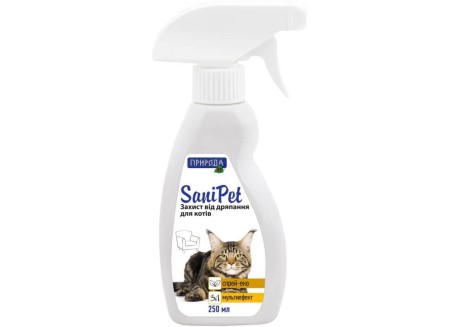 Спрей для защиты от царапания кошки SaniPet 250 мл (PR240564)