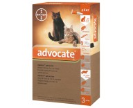 Средство от блох, клещей и глистов для кошек до 4 кг Bayer Advocate, 1 пипетка
