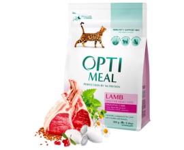 Сухой корм для кошек с чувствительным пищеварением Optimeal, ягненок