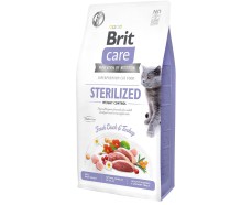 Сухой корм для стерилизованных кошек Brit Care Cat GF Sterilized Weight Control