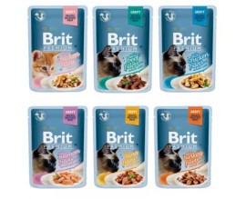 Влажный корм для кошек Brit Premium Cat pouch, 85 гр