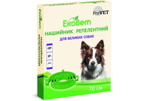 Антипаразитарный ошейник для собак Природа ЕкоВет, 70 см (PR241116)