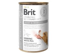 Лечебный влажный корм для собак Brit VetDiets Joint and Mobility для поддержания здоровья суставов, 400 г (сельдь и горошек) (100271/5996)