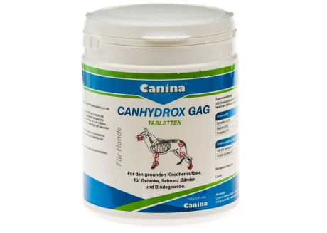 Добавка для костей и зубов собак Canina Canhydrox GAG Forte