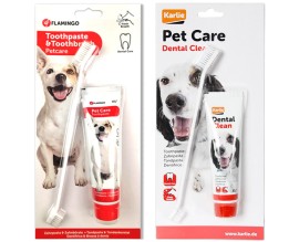 Зубная паста и щетка для собак Flamingo Petcare Toothpaste + Toothbrush (510955)