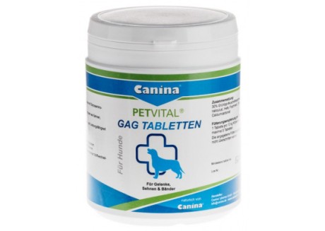 Глюкозамин с экстрактом мидий для суставов и связок собак Canina Petvital GAG