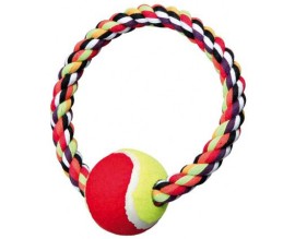 Игровой канат с теннисным мячом для собак Trixie (3266)