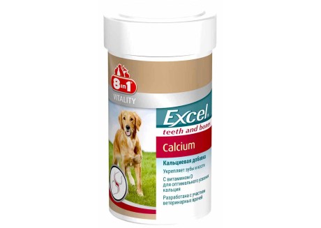 Кальциевая добавка для собак 8in1 Excel CALCIUM