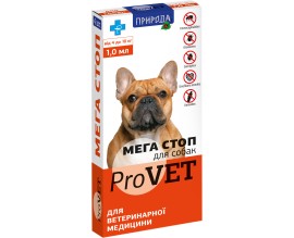 Капли Мега Стоп для собак 4-10 кг ProVET 4 пипетки (PR020076)