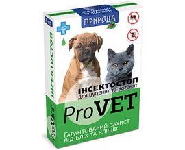 Капли от блох и клещей для котят и щенков ProVET Инсектостоп (PR020027)