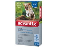 Капли от блох и клещей для собак более 25 кг Bayer Advantix, 4 пипетки
