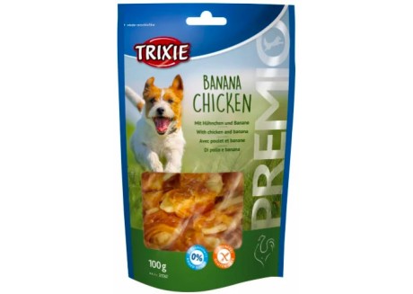 Лакомство для собак Trixie Premio Banana Chicken банан/курица, 100 гр (31582)