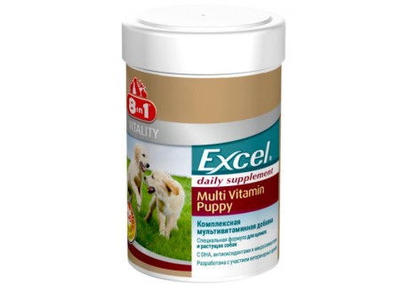 Мультивитамины для щенков 8in1 Excel Multi Vit-Puppy 100 таб (660433 /108634)