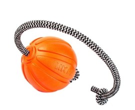 Мяч для собак Collar Лайкер Корд на шнуре, диаметр 9 см (6297)