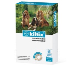 Ошейник антиблошинный для собак Bayer Килтикс средний 48 см
