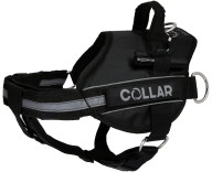 Шлея для собак Collar Dog Extremе POLICE с фонариком, черная