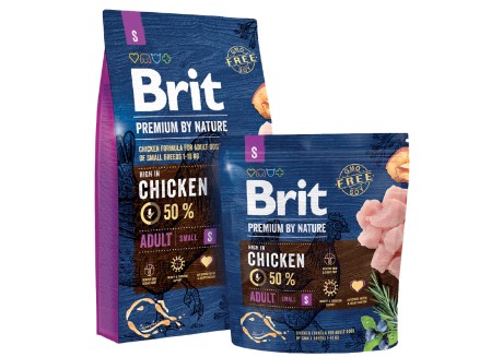 Сухой корм для собак мелких пород Brit Premium Dog Adult S