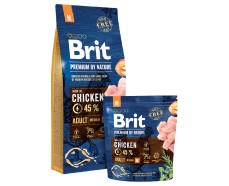 Сухой корм для собак средних пород Brit Premium Dog Adult M