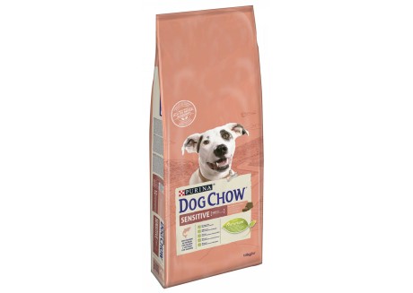 Сухой корм для взрослых собак с лососем Dog Chow Sensitive Salmon 14 кг