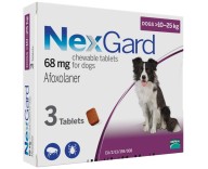 Таблетки от блох и клещей для собак NexGard от 10 до 25 кг, 1 таблетка