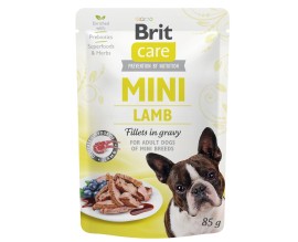 Влажный корм для собак Brit Care Mini pouch 85 g филе в соусе (ягненок) (100215/4401)