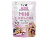 Влажный корм для собак Brit Care Mini pouch 85 г филе в соусе (курица и тунец) (100217/4425)