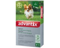 Защита от блох и клещей для собак до 4 кг BAYER Advantix, 1 пипетка