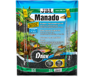 Аквариумный субстрат для растений JBL Manado Dark 5 л черный (67036)
