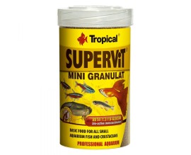 Корм для аквариумных рыб Tropical в гранулах Supervit Mini Granulat