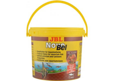 Основной корм для аквариумных рыб JBL NovoBel, хлопья 10,5 л (30159)