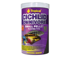 Сухой корм для аквариумных рыб Tropical в гранулах Cichlid Omnivore Small Pellet