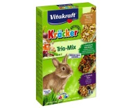 Крекер для кроликов с овощами и попкорном, 3 шт Vitakraft (25087)