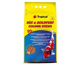 Сухой корм для прудовых рыб Tropical в палочках Koi and Goldfish Colour Sticks
