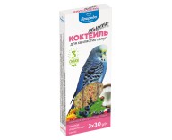 Колосок Коктейль для волнистых попугаев (сафлор, лесная ягода, кокос), 90 г (PR240094)