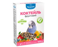 Корм для волнистых попугаев Природа Коктейль Фруктовый, 500 г (PR241028)